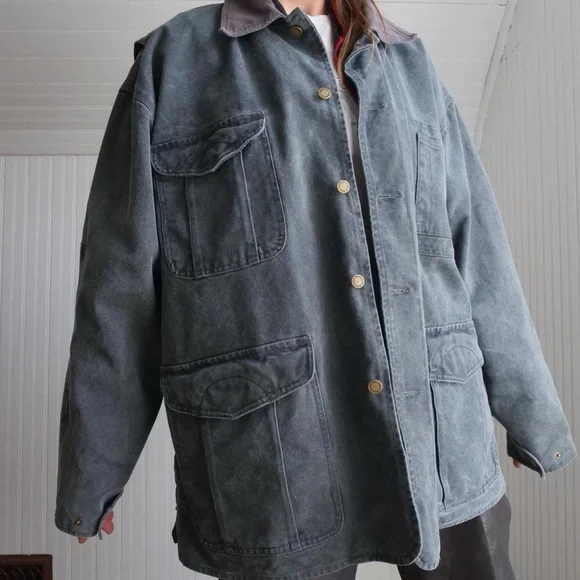 SOLD ✨ please do not purchase ✨Vintage denim chore/barn coat - Picture 6 of 7
